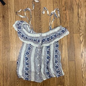 Lucky Brand patterned blouse